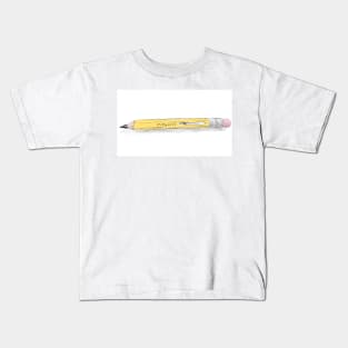 The Pencil is Mightier than the Sword Kids T-Shirt